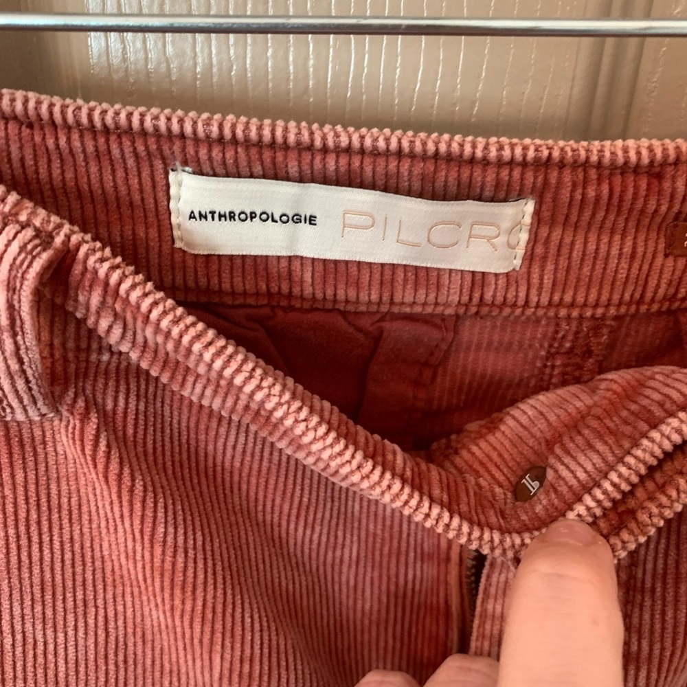 Anthropologie Corduroy Cropped Pants - Picture 3 of 6
